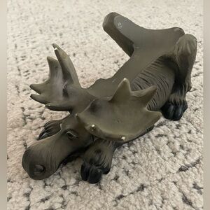 Moose wine bottle holder